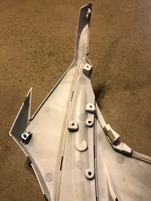 13-17 Kawasaki EX300 Ninja 300 Left Side Mid Lower Fairing Cowling Upper Cowl 15