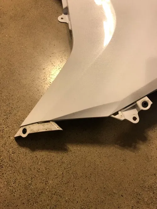 13-17 Kawasaki EX300 Ninja 300 Left Side Mid Lower Fairing Cowling Upper Cowl 15
