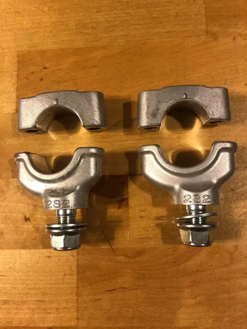 YAMAHA YFZ450R YFZ450X YFZ450 06-14 HANDLEBAR BAR MOUNTS CLAMPS FAT BARS 1 1/8"