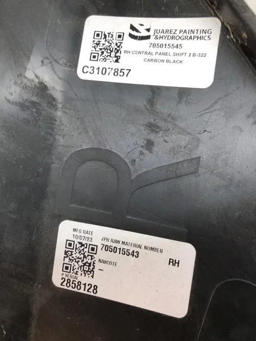 Used OEM 2024 2025 Can-Am Maverick R Body Panel Right Center Black 705015545