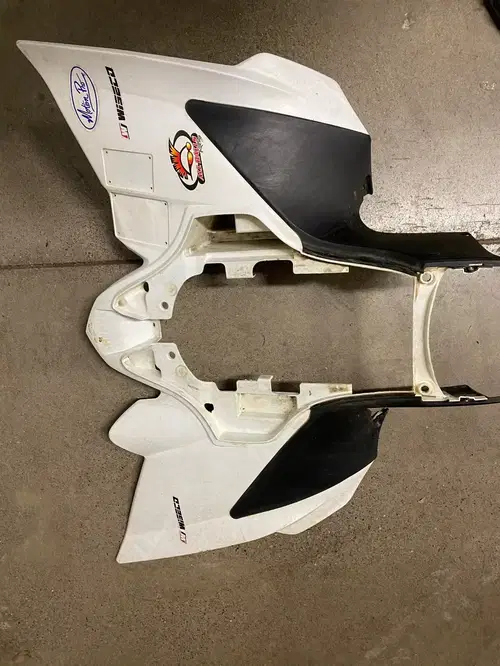 2009-2013 YFZ450R WHITE OEM Yamaha Full Plastics Set Front Rear Sides Plastics