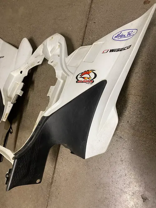 2009-2013 YFZ450R WHITE OEM Yamaha Full Plastics Set Front Rear Sides Plastics