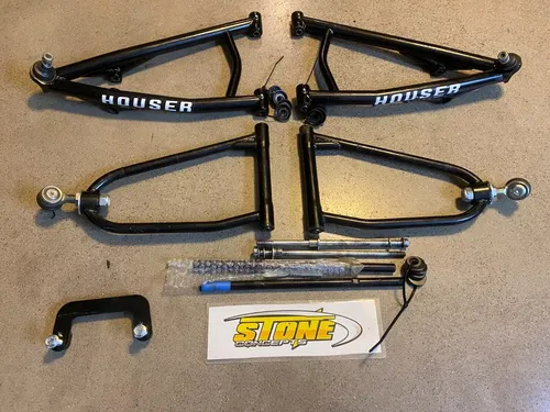 HOUSER LONG TRAVEL XC A-ARM SET YAMAHA YFZ 450R YFZ450R LTR450 BALL JOINTS GNCC