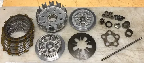 OEM Kawasaki 2021-2024 KX250 KX250X Complete Clutch Basket Hub Plates Springs