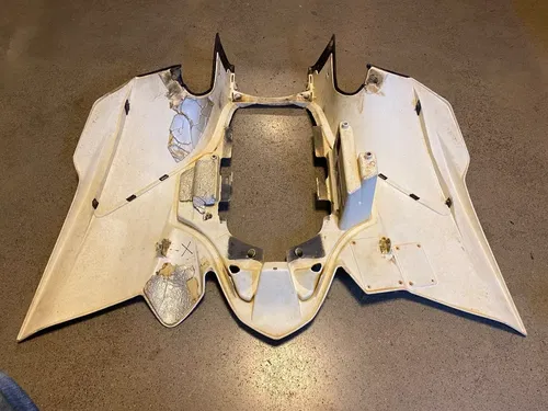 YFZ450R YAMAHA PLASTIC REAR WHITE FENDERS FENDER 18P 09 10 11 12 13 18P YFZ 450R