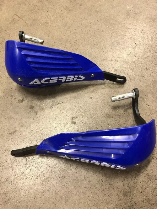 ACERBIS ENDURANCE BLUE HANDGUARDS HAND GUARDS SHIELDS MOUNTS BLUE LEFT RIGHT SET