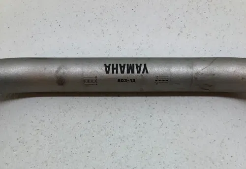 OEM Yamaha Silver 5D3-13 Handlebars 1 1/8" Handle Bars Fatbars Fat Bars + Grips