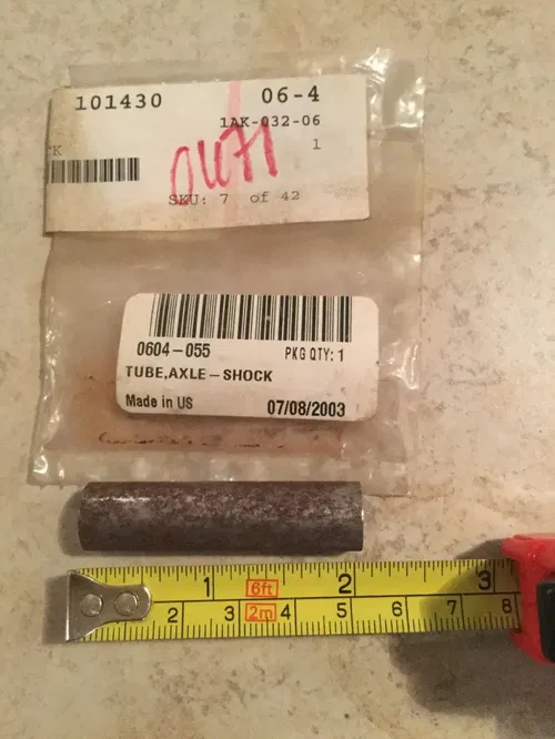 ARCTIC CAT OEM SNOWMOBILE AXLE SHOCK TUBE 1989 89 EL Tigre 6000 GENUINE