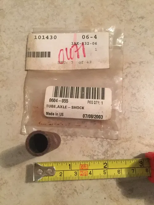 ARCTIC CAT OEM SNOWMOBILE AXLE SHOCK TUBE 1989 89 EL Tigre 6000 GENUINE