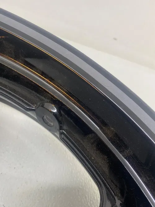 15-25 Kawasaki Vulcan S 650 EN650 Front Wheel Rim 18x3.5 18" BLACK GREY STRIPE