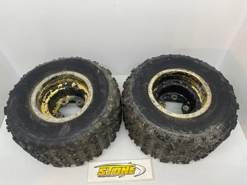 OEM SUZUKI Rear Wheels & ITP HOLESHOT TIRES 20X11X9 HONDA TRX KAWASAKI LTR450