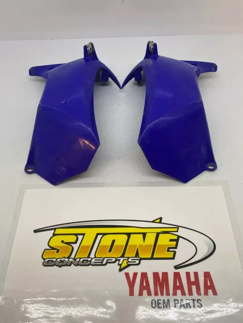 YAMAHA YFZ450R YFZ 450R 450 R BLUE RADIATOR SHROUD SET SHROUDS 2014-2024 1TD