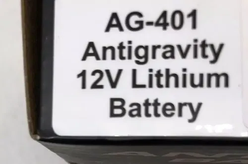 Antigravity Batteries Lithium Battery Jumper Kit 2004-2025 Yamaha YFZ450R YFZ450