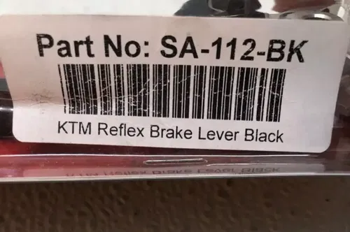 Streamline MX Folding Reflex Brake Lever Black KTM 125 250 300 450 500 New