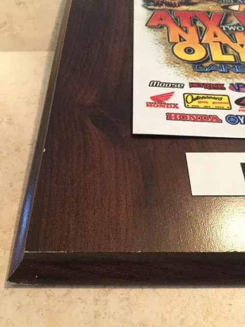 FIRST 1ST PLACE ATV AMA RACING PLAQUE AWARD IMS ROLL DESIGN LAEGER'S 250R 450R