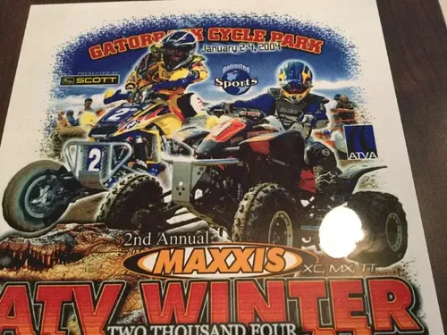 FIRST 1ST PLACE ATV AMA RACING PLAQUE AWARD IMS ROLL DESIGN LAEGER'S 250R 450R