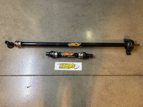 RCV ULTIMATE CHROMOLY PROP SHAFT FOR CAN-AM MAVERICK X3 FRONT DRIVE U JOINTS