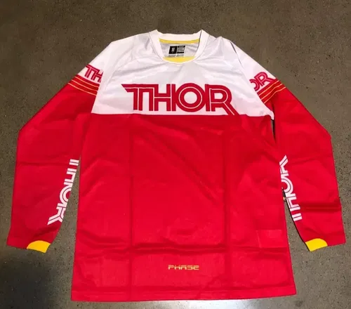 THOR PHASE S16 JERSEY HYPERION RED SIZE MEDIUM M 2910-3510