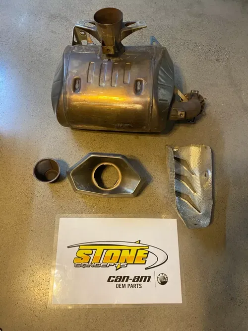 Can Am Muffler Silencer Resonator Exhaust 2024 Maverick R 1000 XRS X 707603619