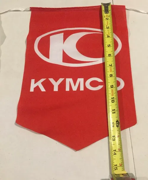NEW! KYMCO MXU 450i ATV MX TEAM GNCC RACE *CLOTH* FLAG PENNANTS BANNER ENDURO