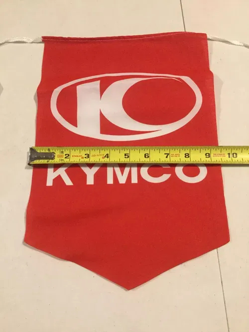 NEW! KYMCO MXU 450i ATV MX TEAM GNCC RACE *CLOTH* FLAG PENNANTS BANNER ENDURO