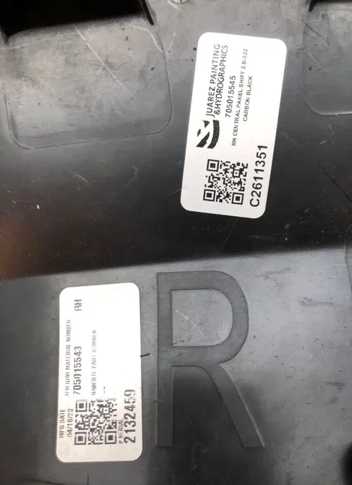 Used OEM 2024 2025 Can-Am Maverick R Body Panel Right Center Black 705015545