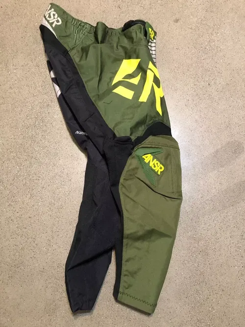 ANSR ANSWER A15 SYNC PANTS SYNCRON RACING FOREST GREEN ADULT MENS SIZE 36