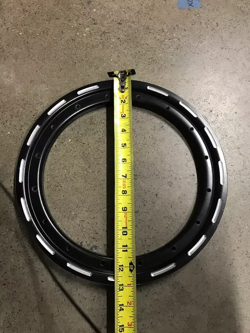 DOUGLAS 12" DWT BEADLOCK RING REAR WHEEL RIM CAN AM MAVERICK RZR YXZ1000 BLACK
