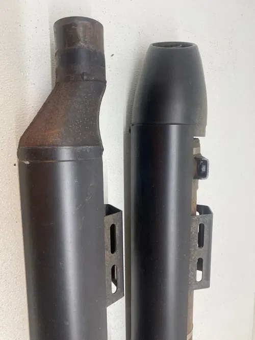 VICTORY MOTORCYCLE EXHAUST MUFFLERS LH RH SET CROSS ROADS COUNTRY MAGNUM OEM C