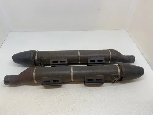 VICTORY MOTORCYCLE EXHAUST MUFFLERS LH RH SET CROSS ROADS COUNTRY MAGNUM OEM C