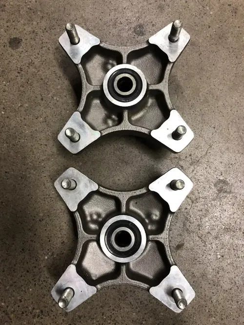 TRX HONDA TRX450R RIGHT LEFT 450R FRONT WHEEL HUBS HUB SET 06+ TRX450ER 450ER