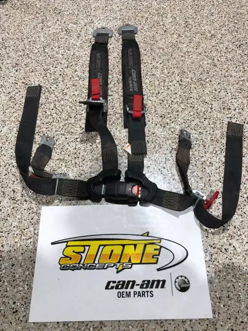 OEM CAN-AM MAVERICK X3 4 POINT HARNESS PADDED SEAT BELT SUB ZERO IMMI 2017-23
