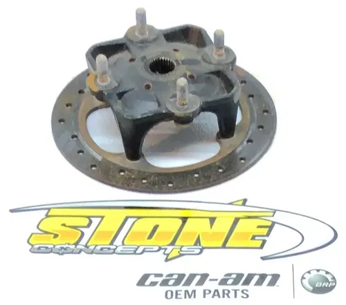 OEM 17-22 CAN-AM MAVERICK X3 FRONT REAR WHEEL HUB & FRONT ROTOR 705502122