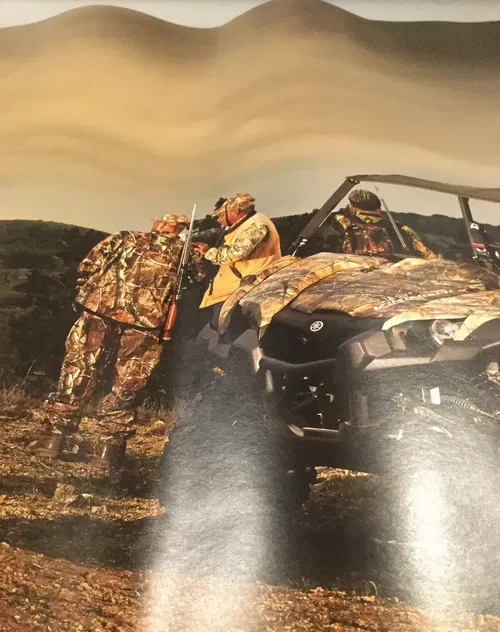 YAMAHA VIKING VI UTV SS SIDE-BY-SIDE WALL POSTER BANNER DEALER GARAGE SIGN 3X2