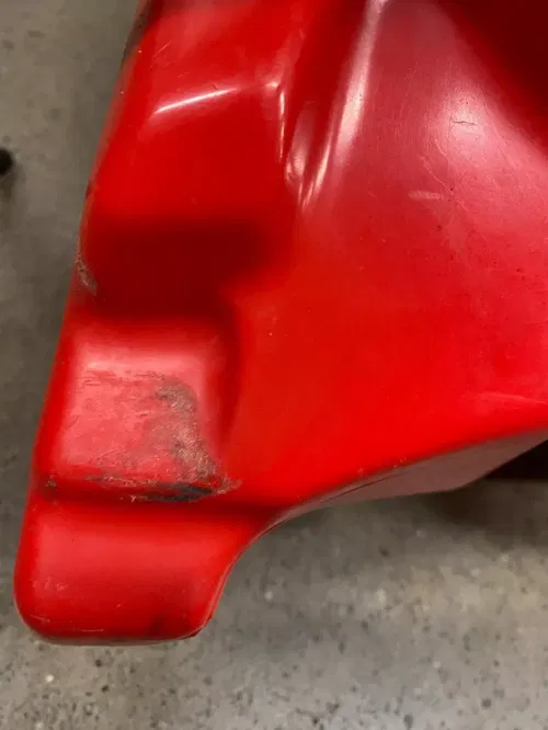 OEM TRX250R TRX 250R HONDA GAS TANK FUEL PETROL RED 1986 1987 1988 1989 STOCK