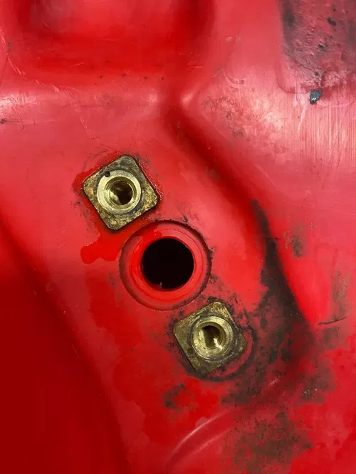 OEM TRX250R TRX 250R HONDA GAS TANK FUEL PETROL RED 1986 1987 1988 1989 STOCK