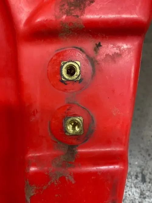 OEM TRX250R TRX 250R HONDA GAS TANK FUEL PETROL RED 1986 1987 1988 1989 STOCK