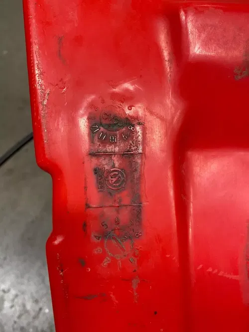 OEM TRX250R TRX 250R HONDA GAS TANK FUEL PETROL RED 1986 1987 1988 1989 STOCK