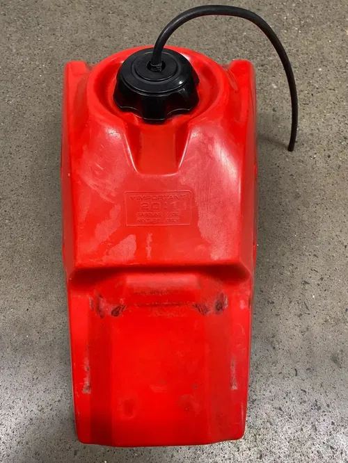 OEM TRX250R TRX 250R HONDA GAS TANK FUEL PETROL RED 1986 1987 1988 1989 STOCK