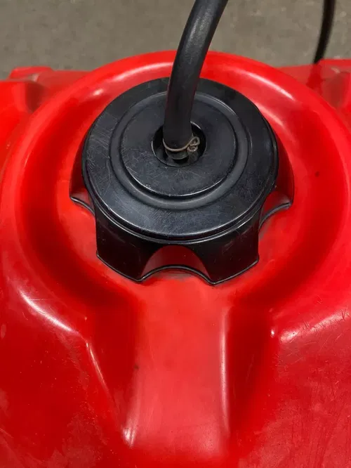 OEM TRX250R TRX 250R HONDA GAS TANK FUEL PETROL RED 1986 1987 1988 1989 STOCK