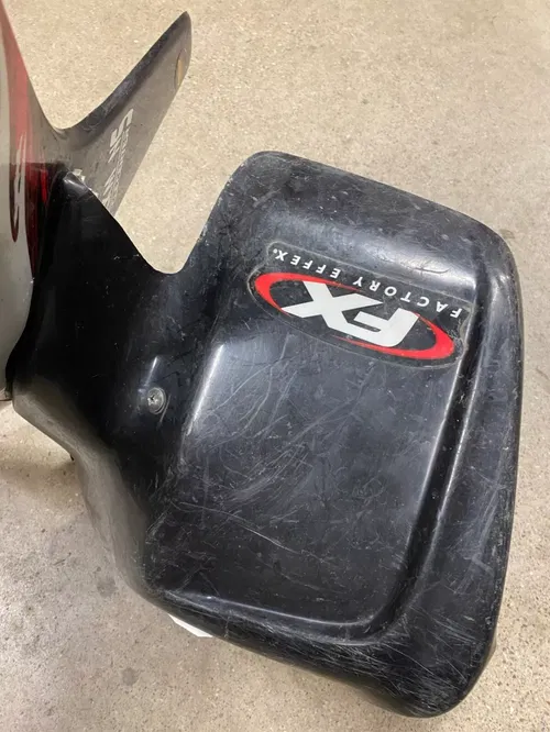 HONDA TRX 450R TRX450R FRONT FENDER PLASTIC 2004 2005 BLACK  LEFT 04 05 MAIER