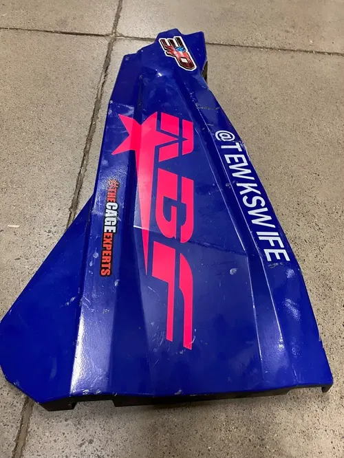 OEM Polaris RZR XP 1000 EPS Front Left Door Frame Lower Mount Plastic Panel