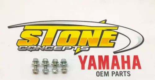 Yamaha YFZ450R YFZ450X Foot Peg Heel Guard Bolt Set 2009-2024 OEM 09-24 YFZ 450R