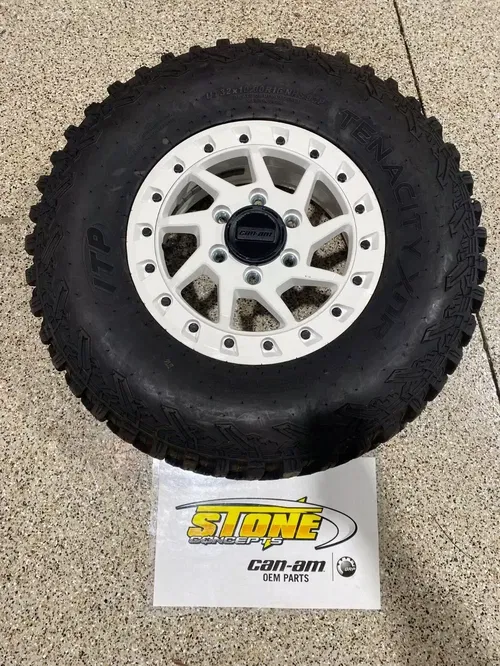 2024 CAN AM MAVERICK R WHEEL TIRE 32x10x16 ITP TENACITY XNR BEADLOCK 6 Lug 16x7