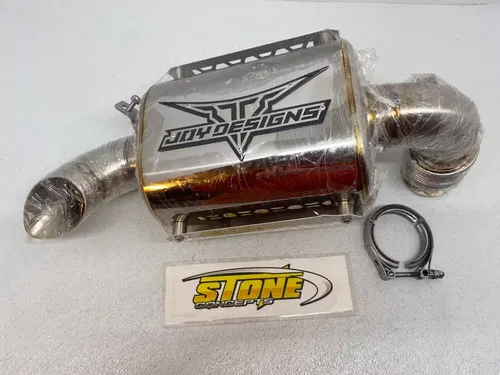 Can-Am Maverick X3 Turbo R RR JOY DESIGNS SIDE EXIT QUIET Muffler Exhaust Pipe