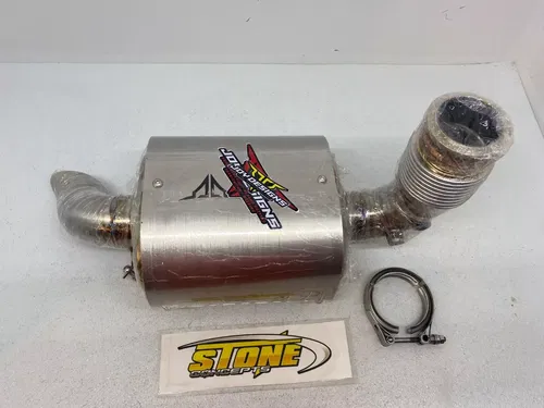 Can-Am Maverick X3 Turbo R RR JOY DESIGNS SIDE EXIT QUIET Muffler Exhaust Pipe