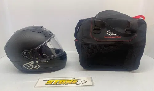 6D HELMETS ATS-1R Helmet Black 55-56CM S Small MOTORCYCLE HONDA HARLEY FULL FACE