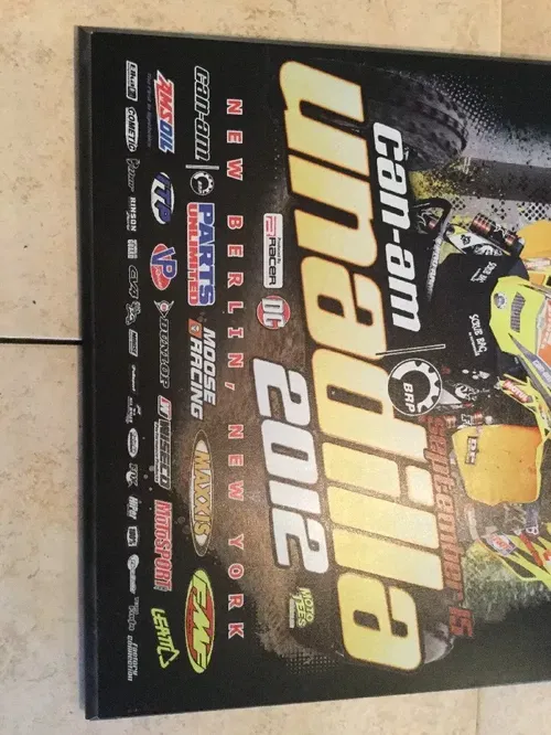 UNADILLA MX AMA GNCC RACING PLAQUE AWARD ROLL DESIGN LAEGER'S TRX250R 450R 250R