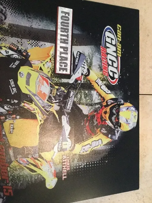 UNADILLA MX AMA GNCC RACING PLAQUE AWARD ROLL DESIGN LAEGER'S TRX250R 450R 250R