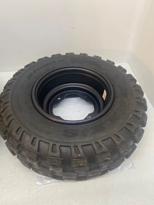 10" YAMAHA OEM FRONT WHEELS MAXXIS 21X7X10 TIRES 10X5.5 4/156 YFZ450 BANSHEE